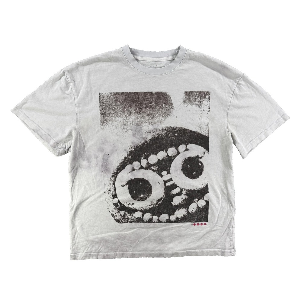 Cactus Jack Shirt Mens Medium White Travis Scott Graphic Double Sided Tee